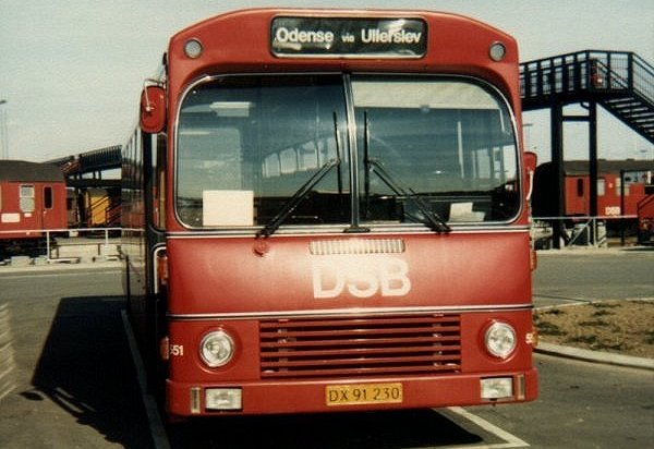 DSB Rutebiler nr. 551 i Nyborg Fgh