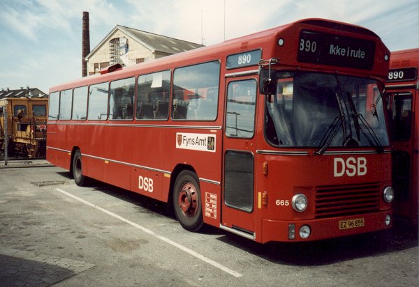 DSB Rutebiler nr. 665 i Odense