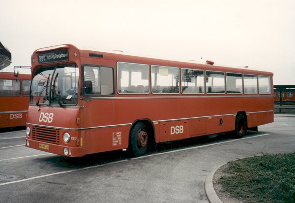 DSB Rutebiler nr. 733 i Nyborg Fgh