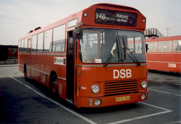 DSB Rutebiler nr. 784 i Nyborg Fgh