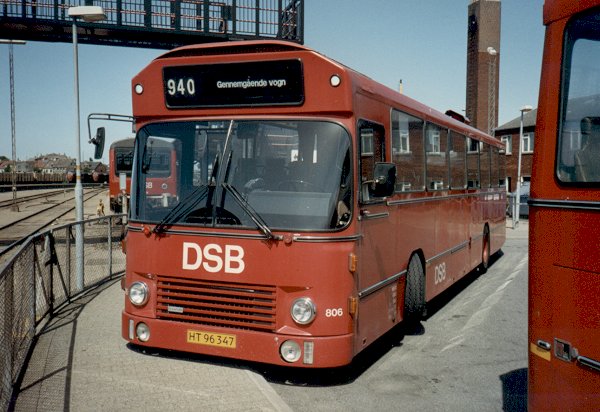 DSB Rutebiler nr. 806 i Nyborg Fgh  