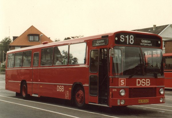 DSB Rutebiler nr. 876. Photo Niels-Folke Vallin