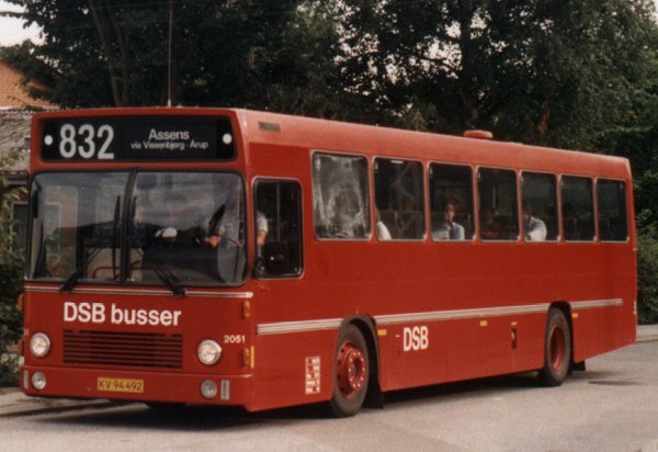 DSB busser nr. 2051. Photo Niels-Folke Vallin