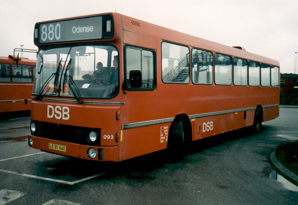 DSB Rutebiler nr. 093 i Nyborg Fgh