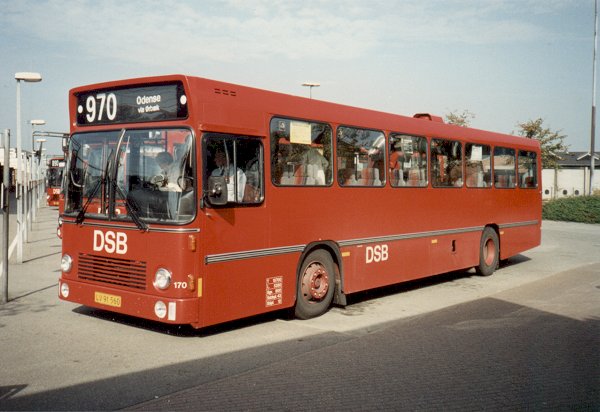 DSB busser nr. 2170 i Nyborg Fgh