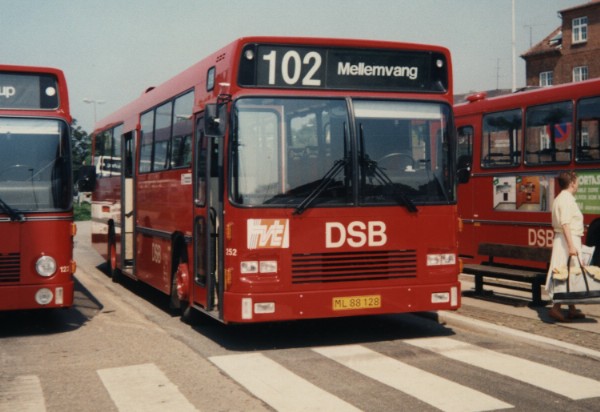 DSB Ruebiler nr. 252. Photo Keld H. Mikkelsen, Holbk 1991-07-03
