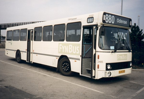 DSB busser nr. 2485 i Nyborg Fgh