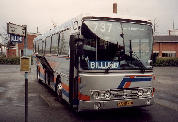 DSB busser nr. 8093 i Nyborg Fgh
